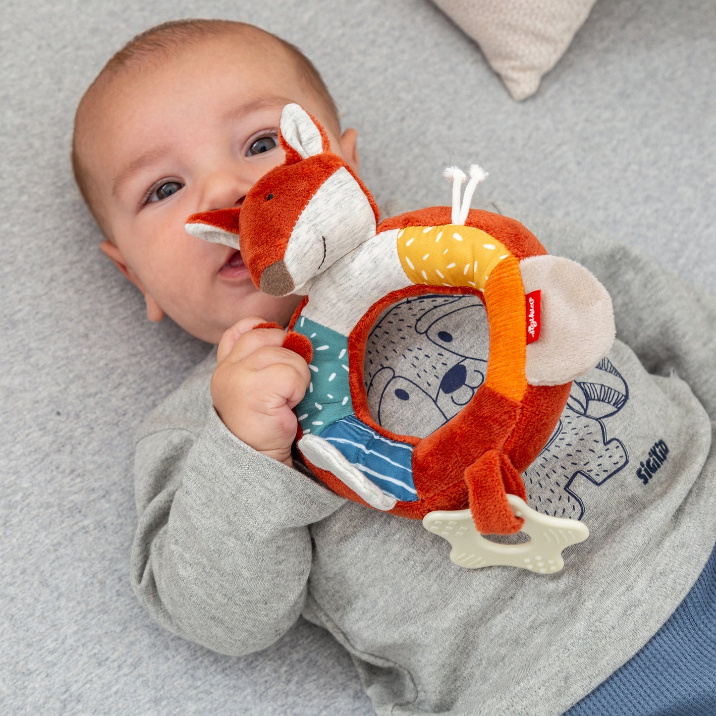 Fox | Clutching Toy & Rattle | Baby’s First Soft Toy