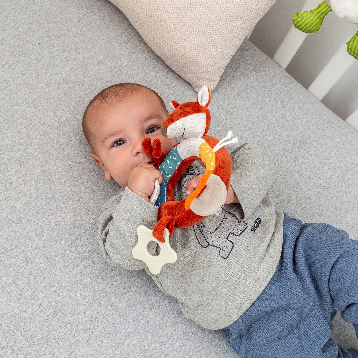 Fox | Clutching Toy & Rattle | Baby’s First Soft Toy