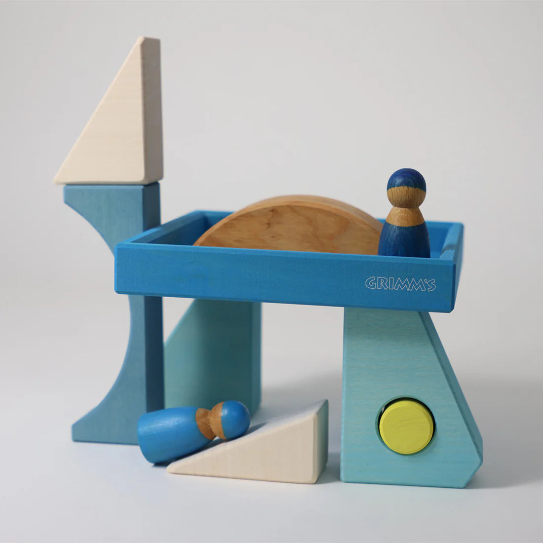 Building Set Blue | Wooden Puzzle & Building Set