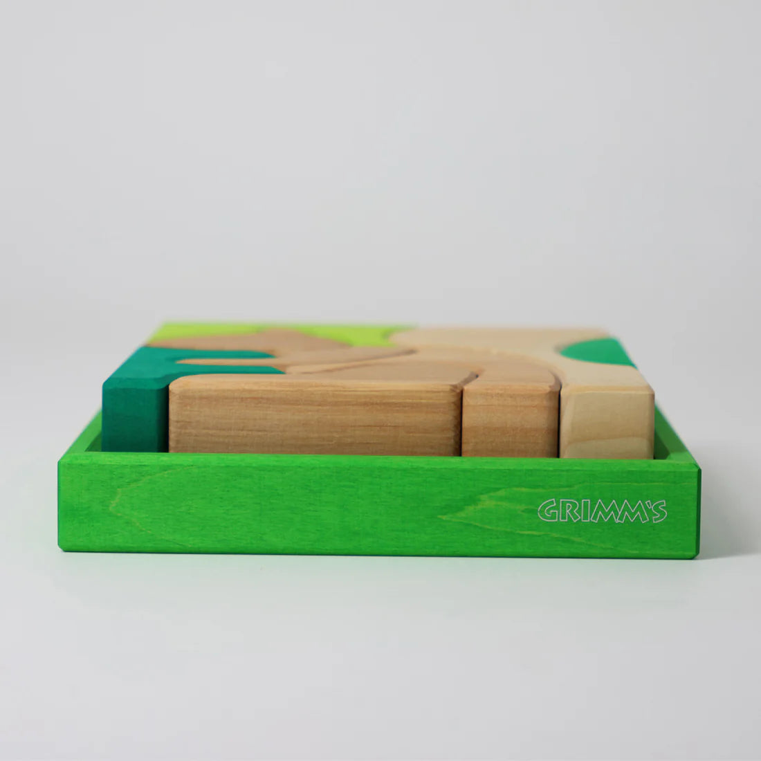Building Set Green | Wooden Puzzle & Building Set