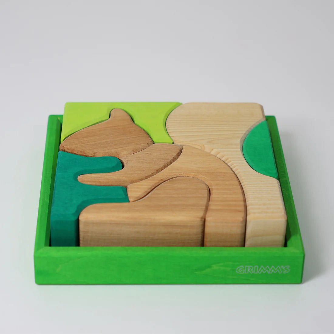Building Set Green | Wooden Puzzle & Building Set