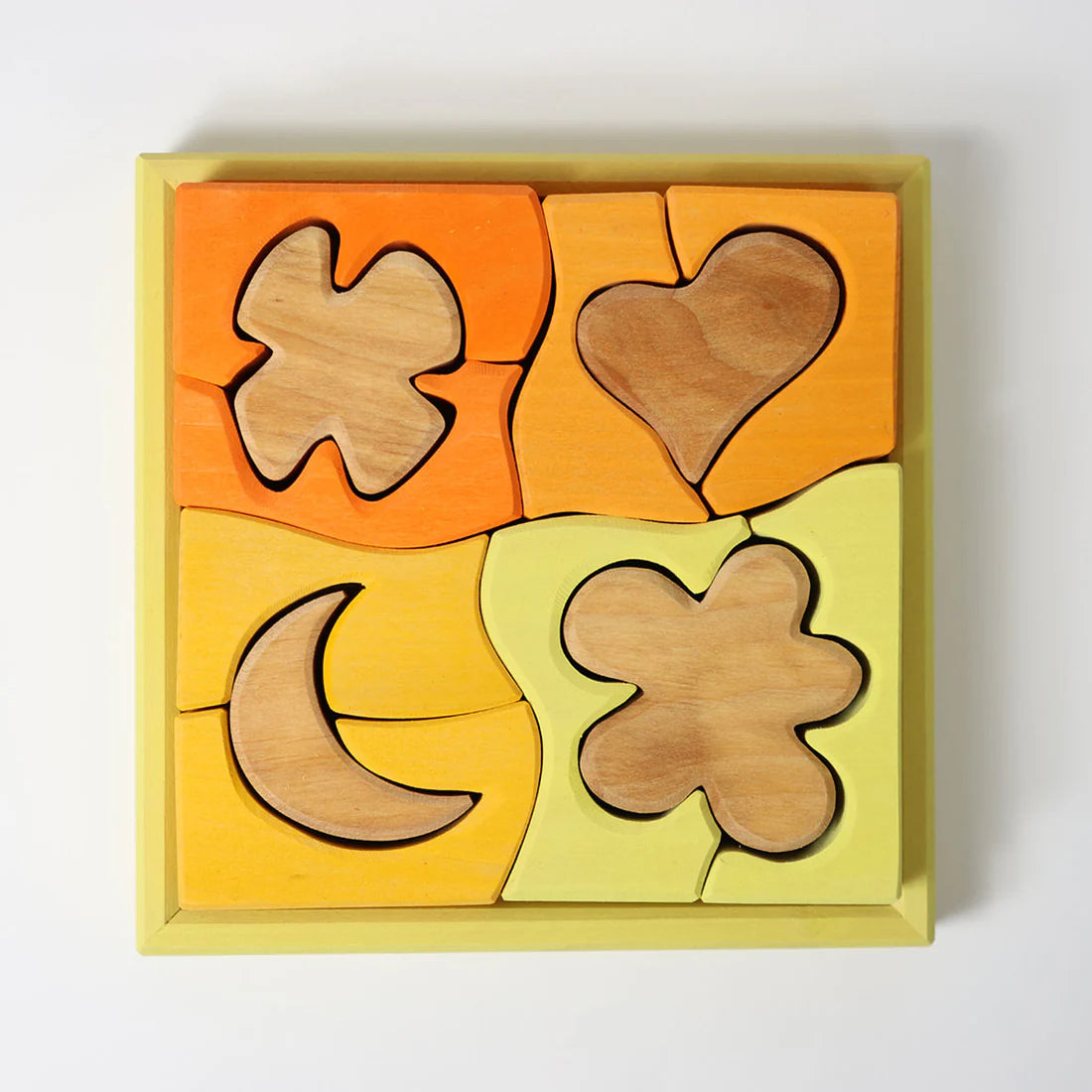 Building Set Yellow | Wooden Puzzle & Building Set