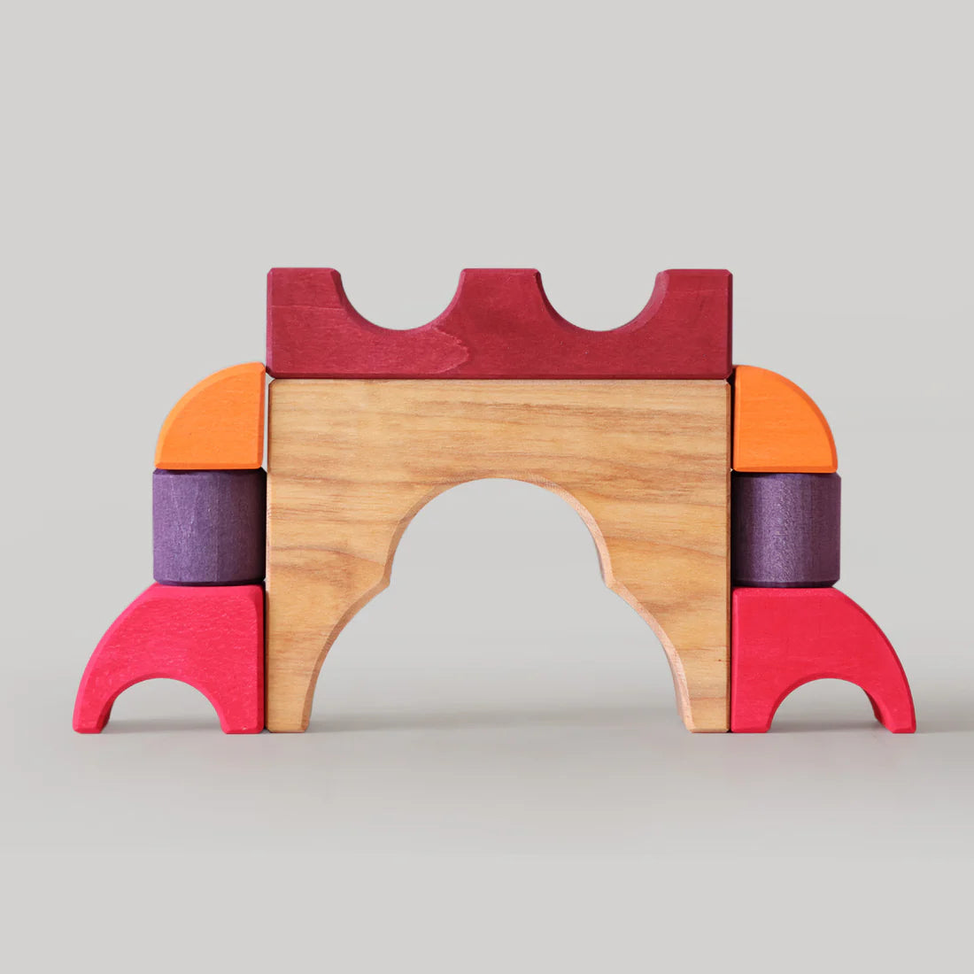 Building Set Red | Wooden Puzzle & Building Set