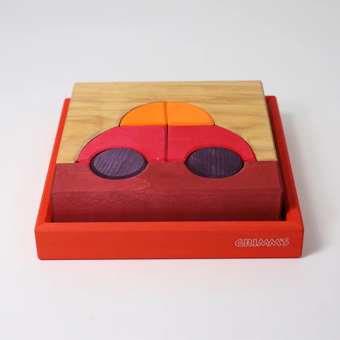 Building Set Red | Wooden Puzzle & Building Set