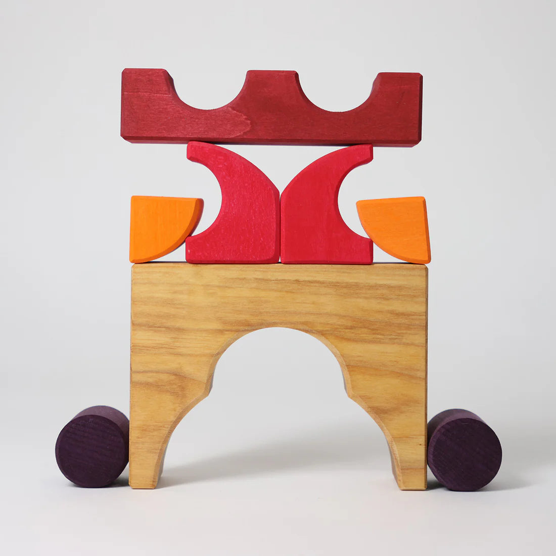 Building Set Red | Wooden Puzzle & Building Set