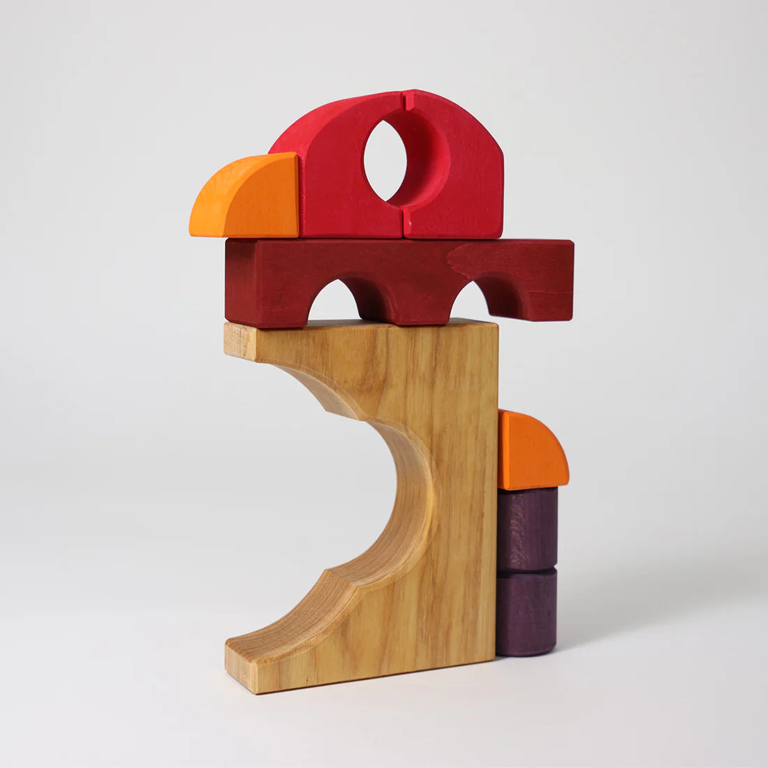 Building Set Red | Wooden Puzzle & Building Set