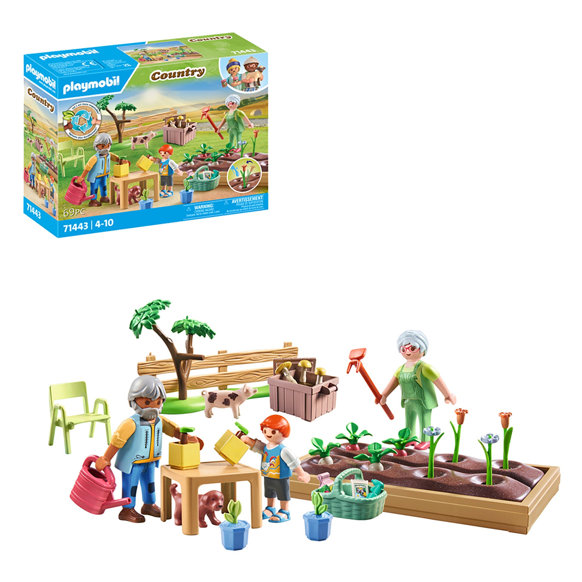 Buy Playmobil Country Vegetable Garden with Grandparents at