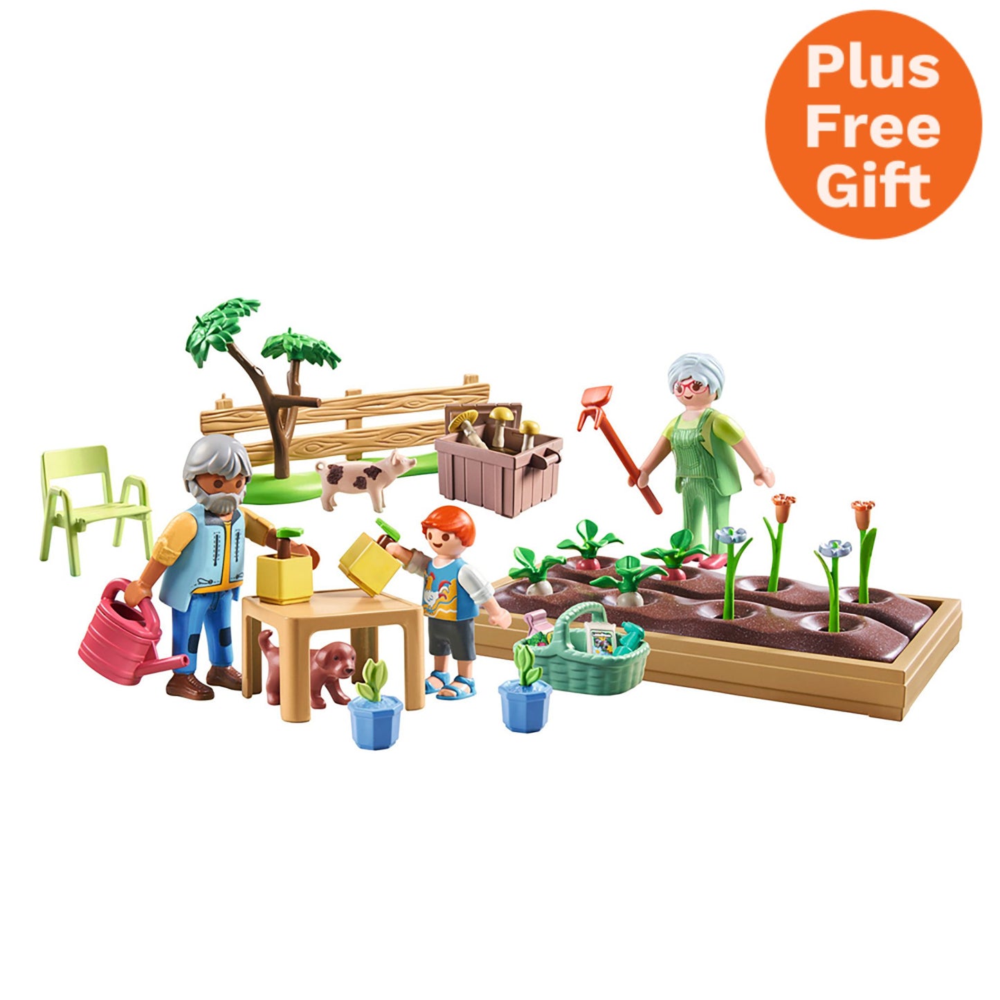 Vegetable Garden with Grandparents | Country | Eco-Plastic | 4 - 11 Years