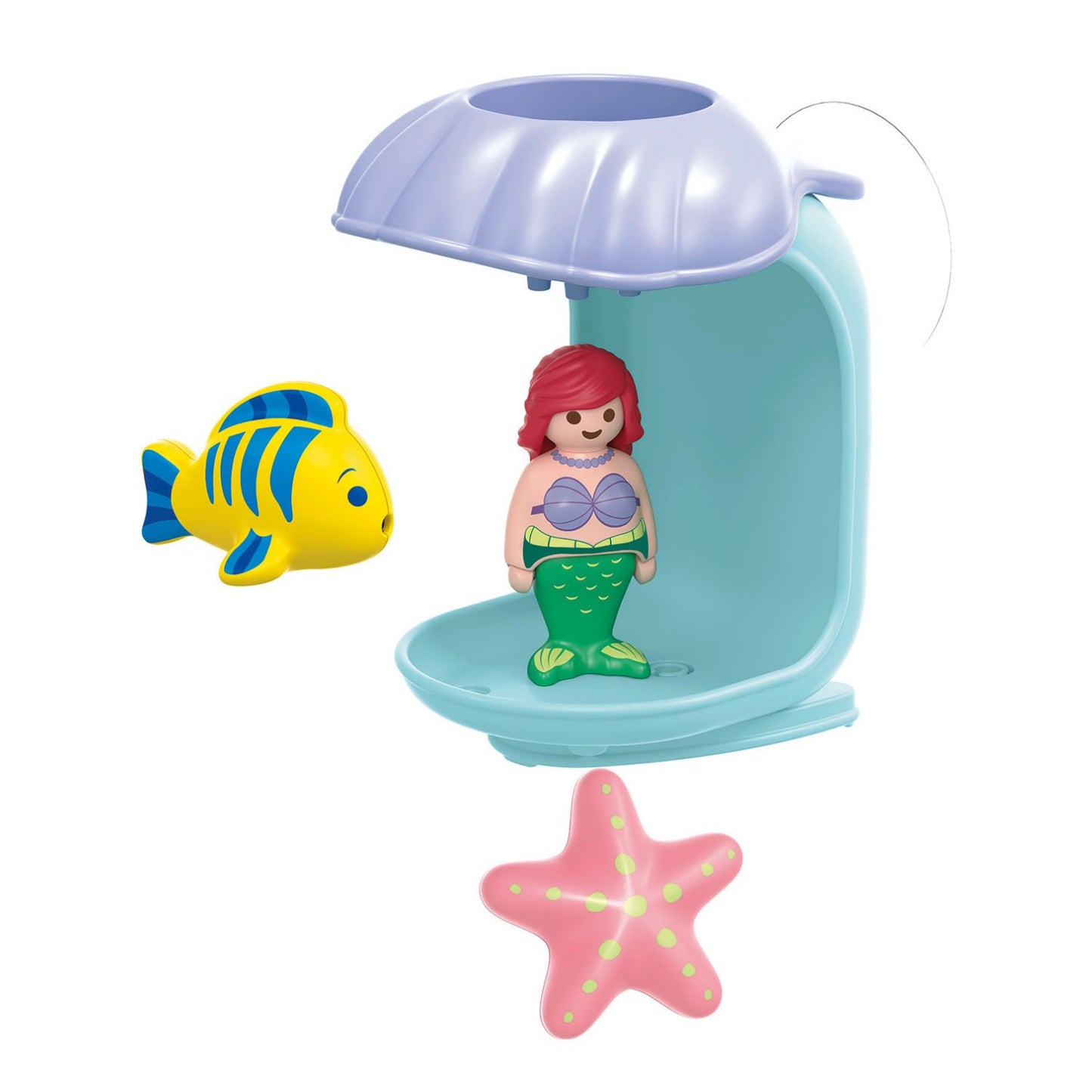 Ariel's Shell Shower | Junior Aqua & Disney | Bath Toys | Eco-Plastic | 1 - 4 Years