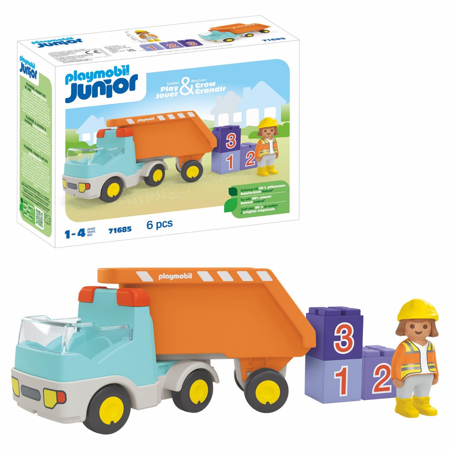 Dump Truck | Junior | Eco-Plastic | 1 - 4 Years