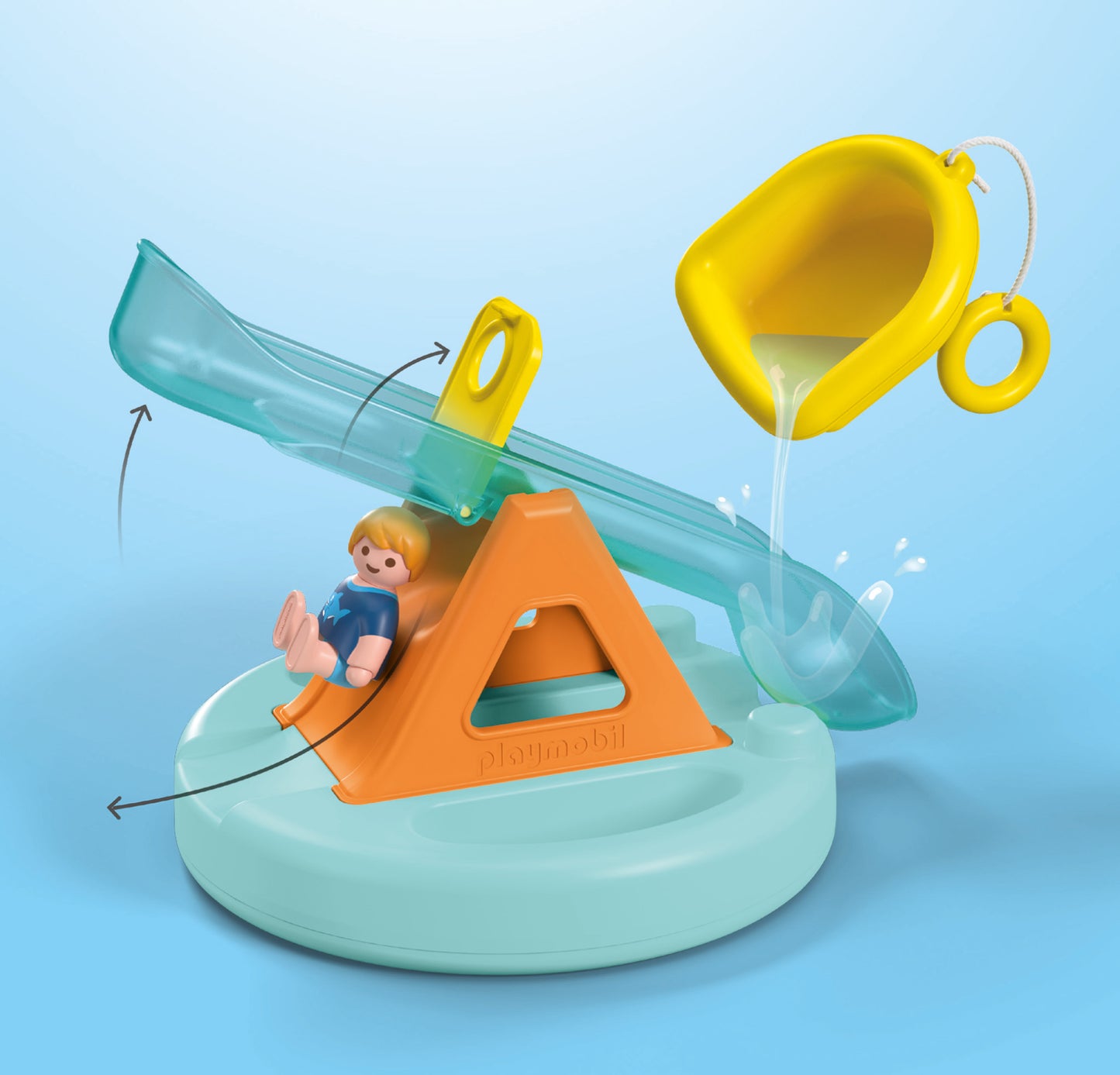 Water Seesaw with Boat | Junior Aqua | Bath Toys | Eco-Plastic | 1 - 4 Years