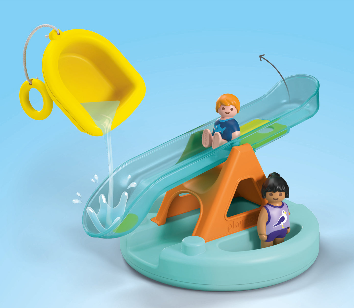 Water Seesaw with Boat | Junior Aqua | Bath Toys | Eco-Plastic | 1 - 4 Years