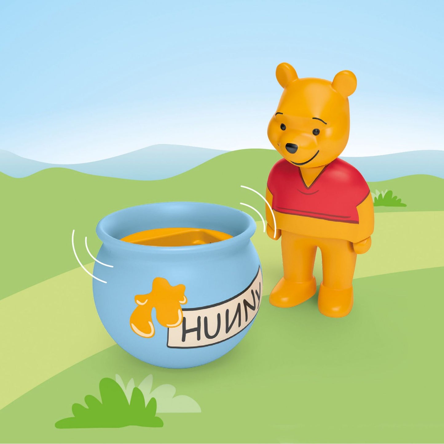 Winnie the Pooh's Counter Balance Honey Pot | Junior & Disney | Eco-Plastic | 1 - 4 Years