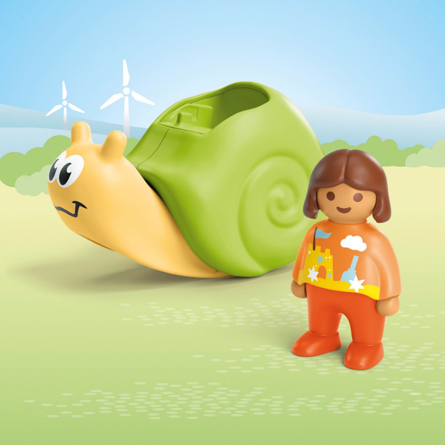 Rocking Snail with Rattle Feature | Junior | Eco-Plastic | 1 - 4 Years