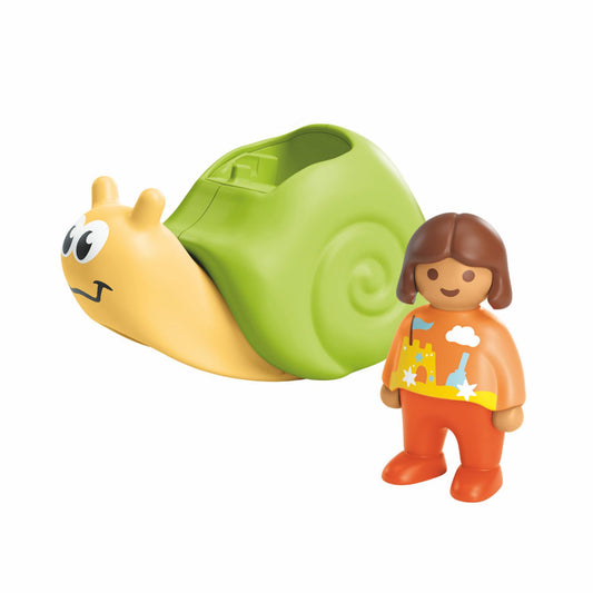 Rocking Snail with Rattle Feature | Junior | Eco-Plastic | 1 - 4 Years