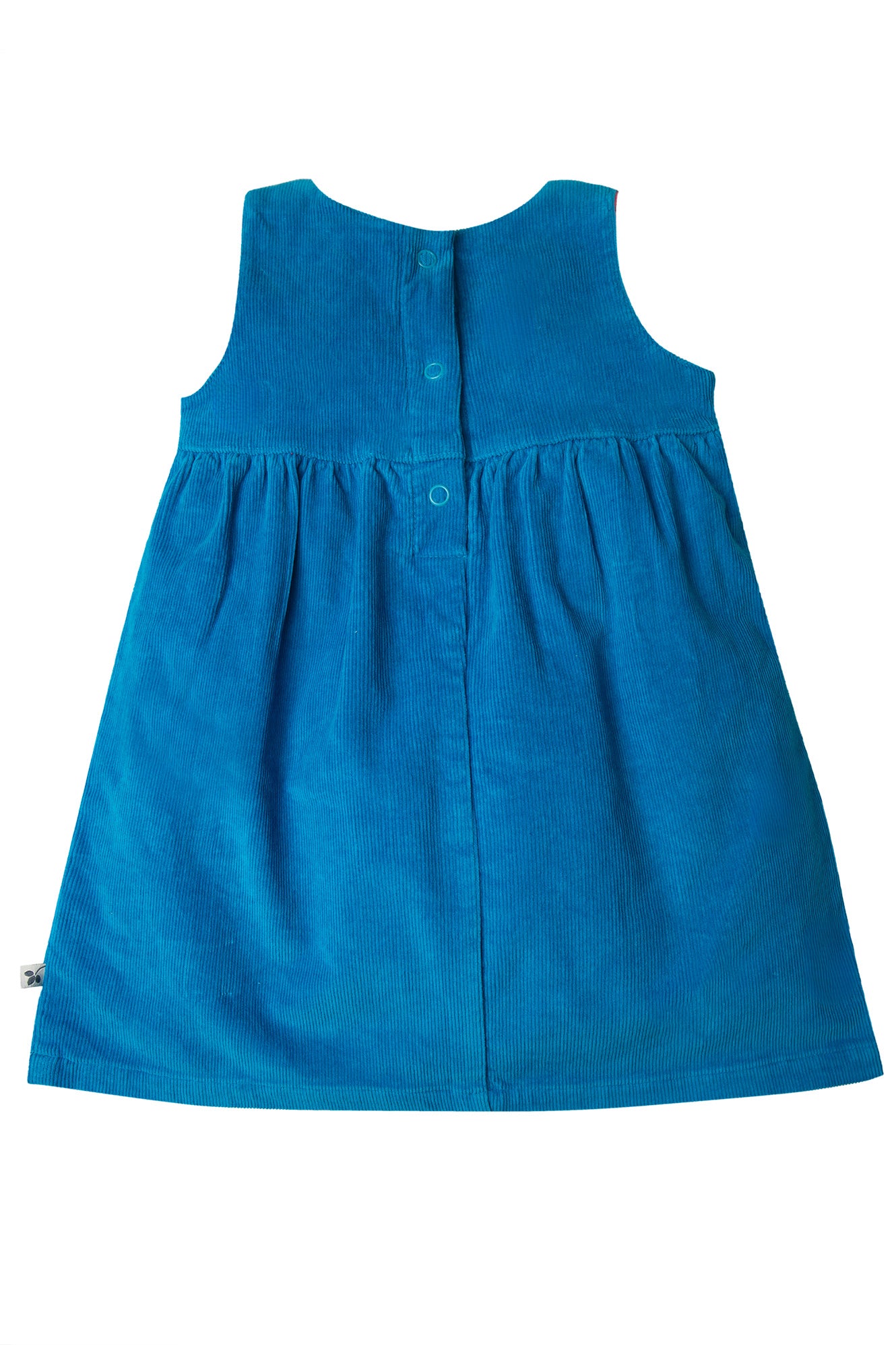 Tobermory Teal - Unicorn | Caeli Cord Dress | Sleeveless Dress | GOTS Organic Cotton