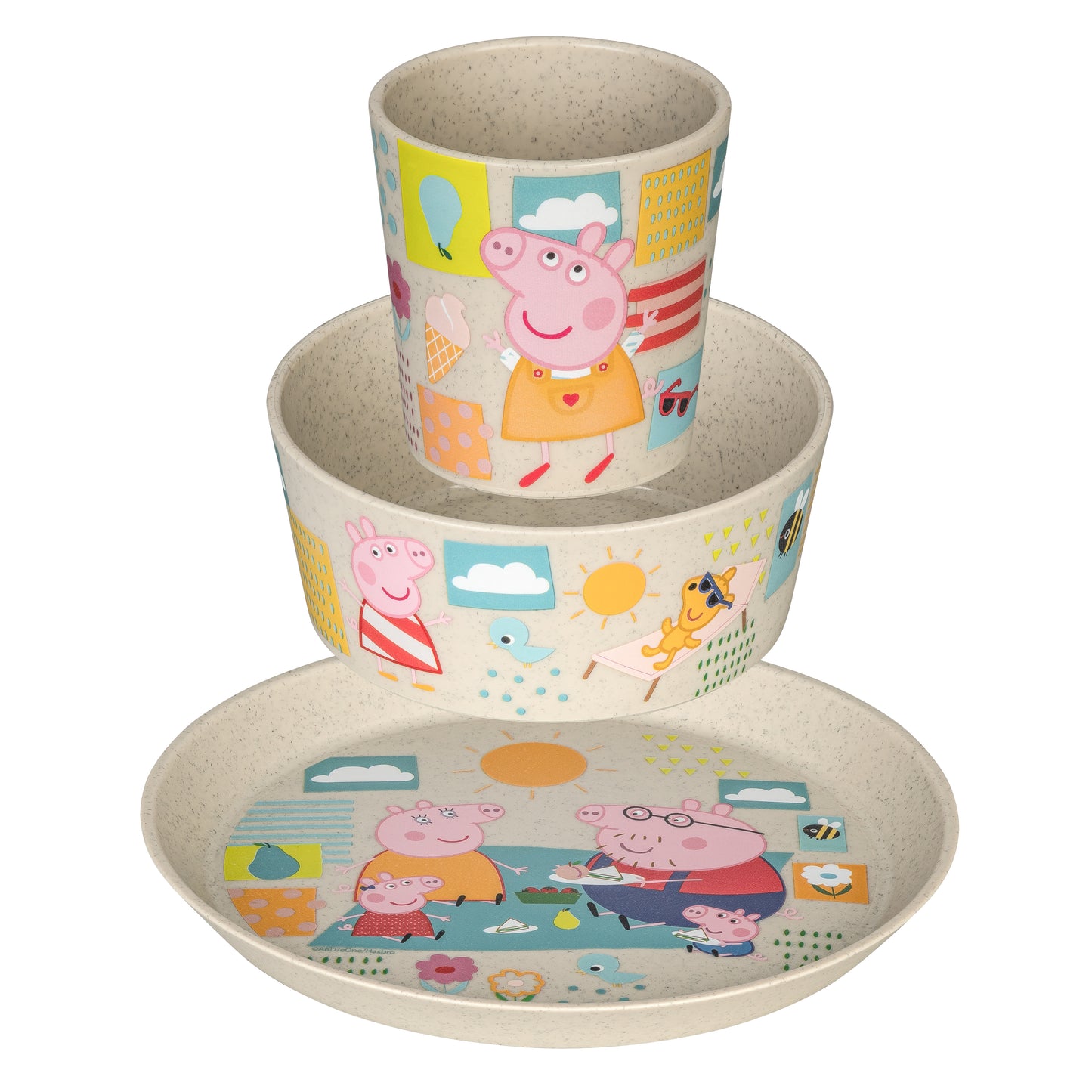 Peppa Pig | Dinnerware Set | Organic Bio-Circular | Made in Germany