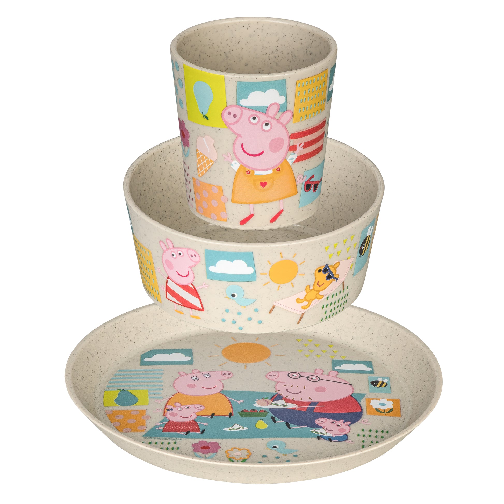 EASY EATER SET PEPPA PIG Cup+cutlery set