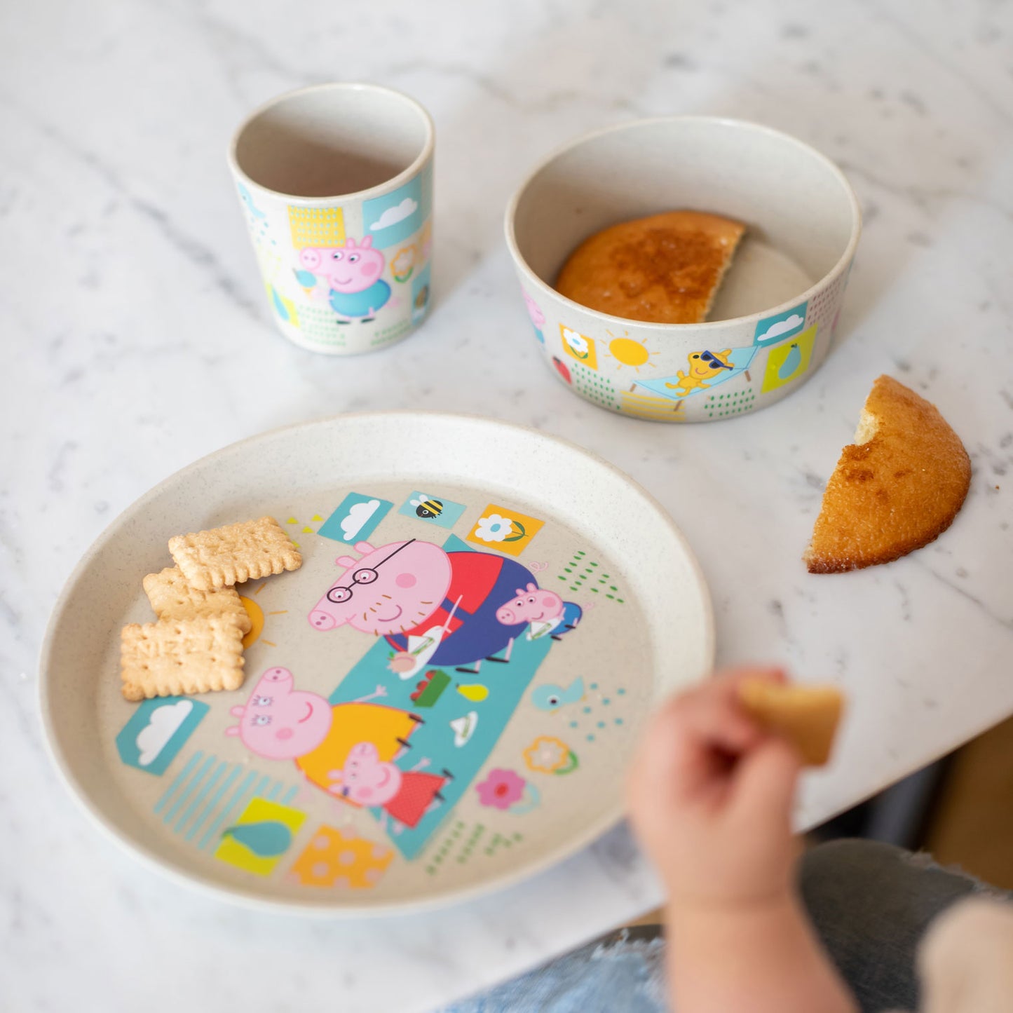 Peppa Pig | Dinnerware Set | Organic Bio-Circular | Made in Germany