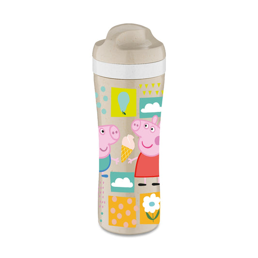 Peppa Pig | Kids Water Bottle | 425 ml | Organic Bio-Circular | Made in Germany