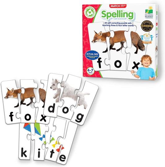 Match It! Spelling | Jigsaw Puzzles For Kids