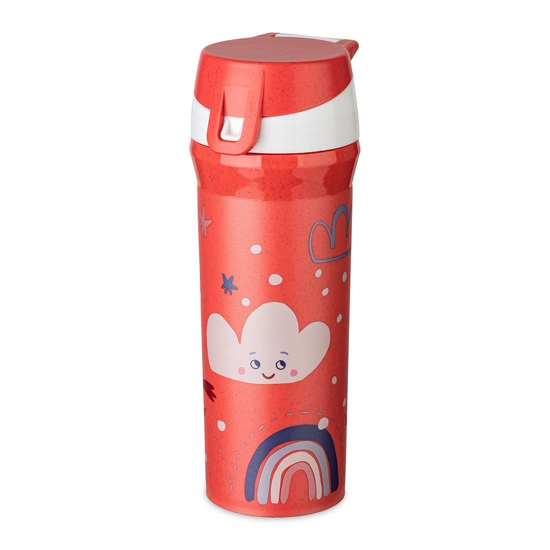 Dreams | Kids Water Bottle - Organic Coral Red | 500 ml | Organic Bio-Circular | Made in Germany