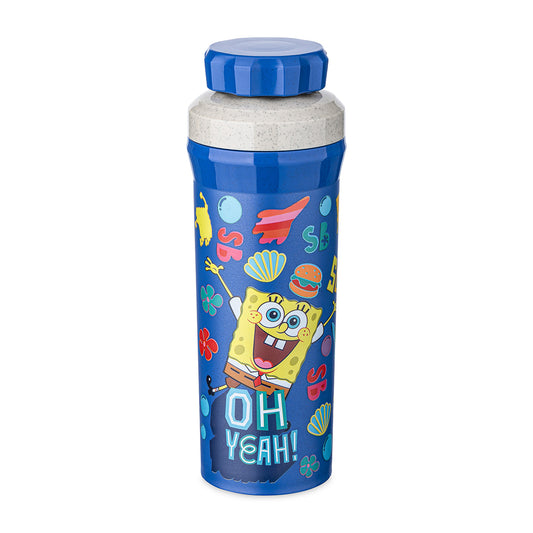 Spongebob Squarepants | Kids Water Bottle - Space Blue | 500 ml | Organic Bio-Circular | Made in Germany