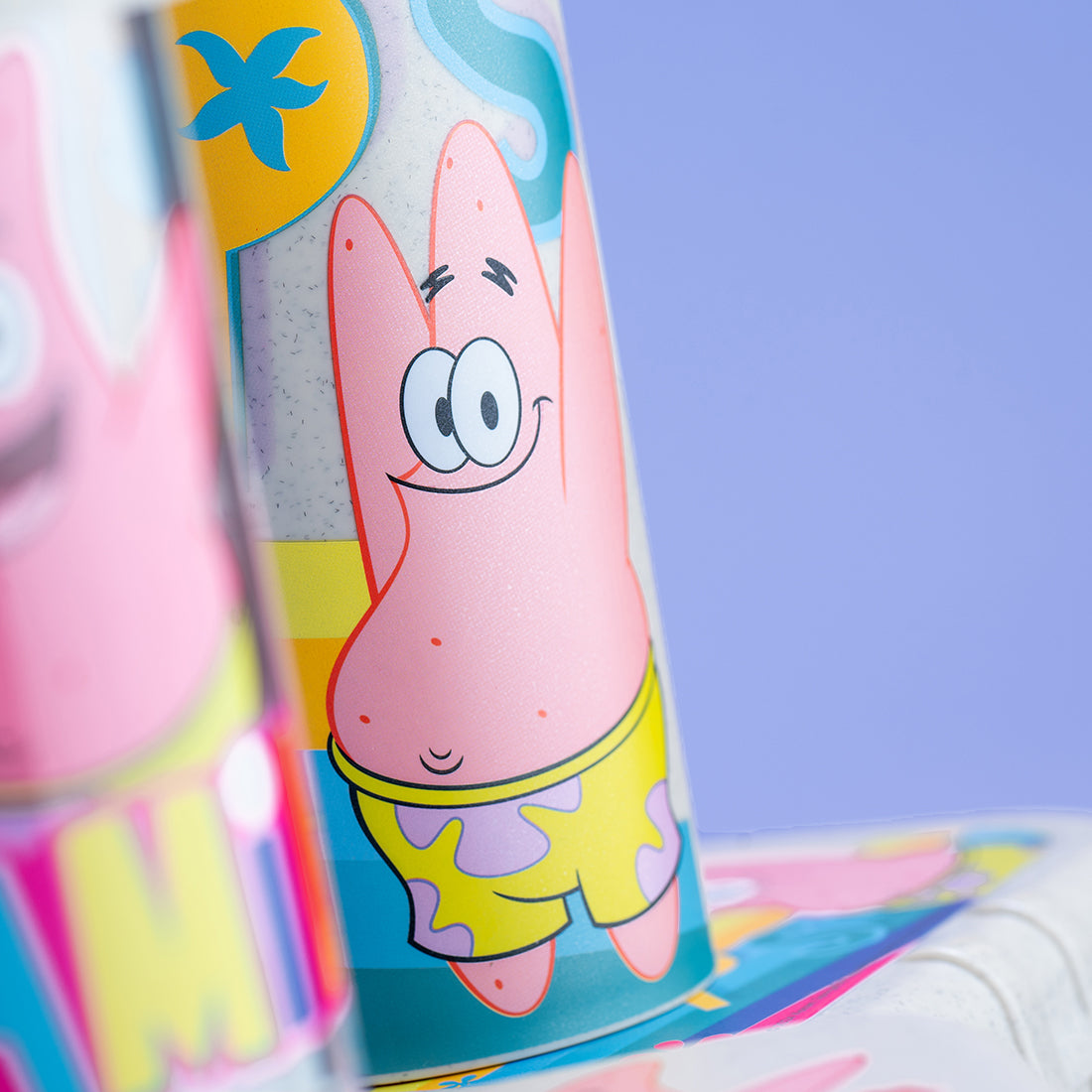 Spongebob Patrick | Kids Water Bottle - Organic Sand | 500 ml | Organic Bio-Circular | Made in Germany
