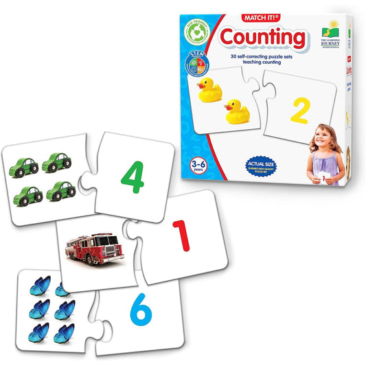 Match It! Counting | Jigsaw Puzzles For Kids