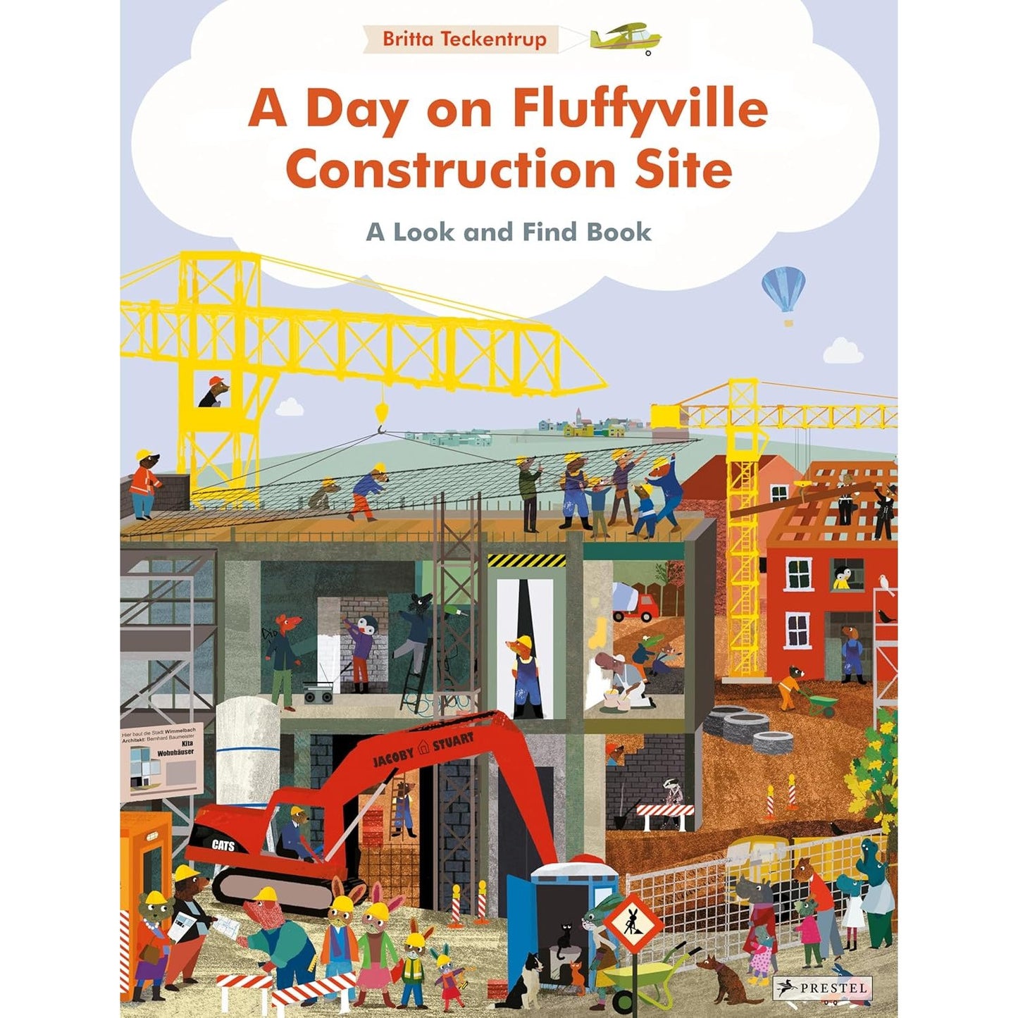 A Day on Fluffyville Construction Site: A Look-And-Find-Book | Board Book | Children’s Book