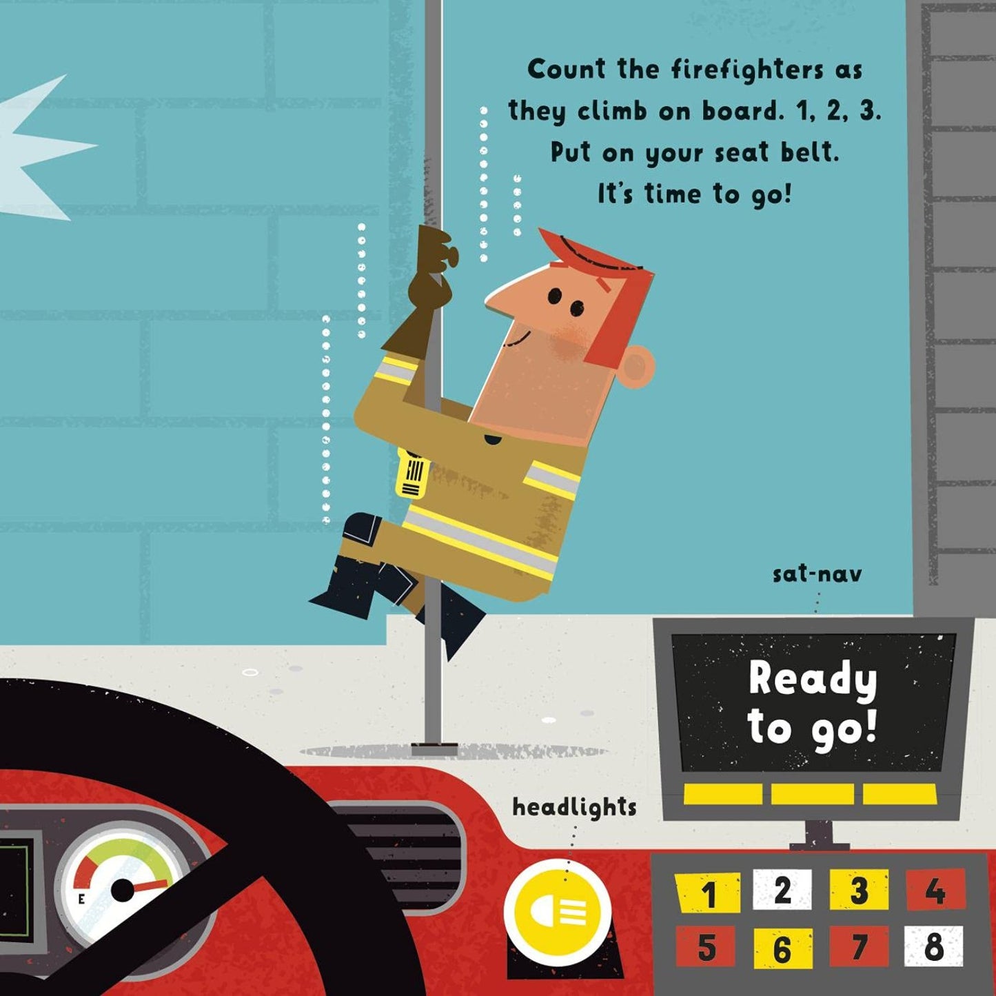 I'm The Fire Engine Driver | Paperback | Children's Early Learning Book