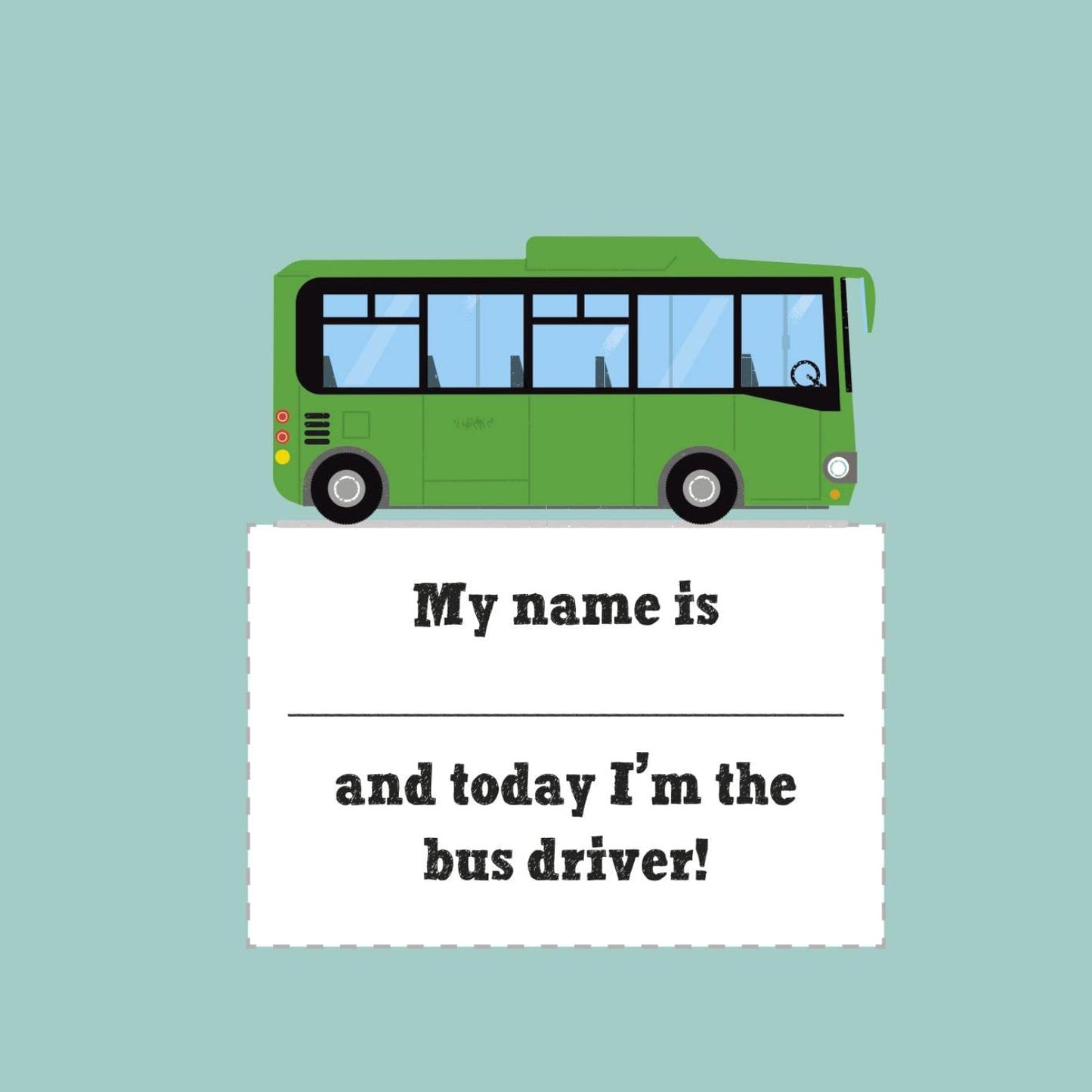 I'm The Bus Driver | Paperback | Children's Early Learning Book