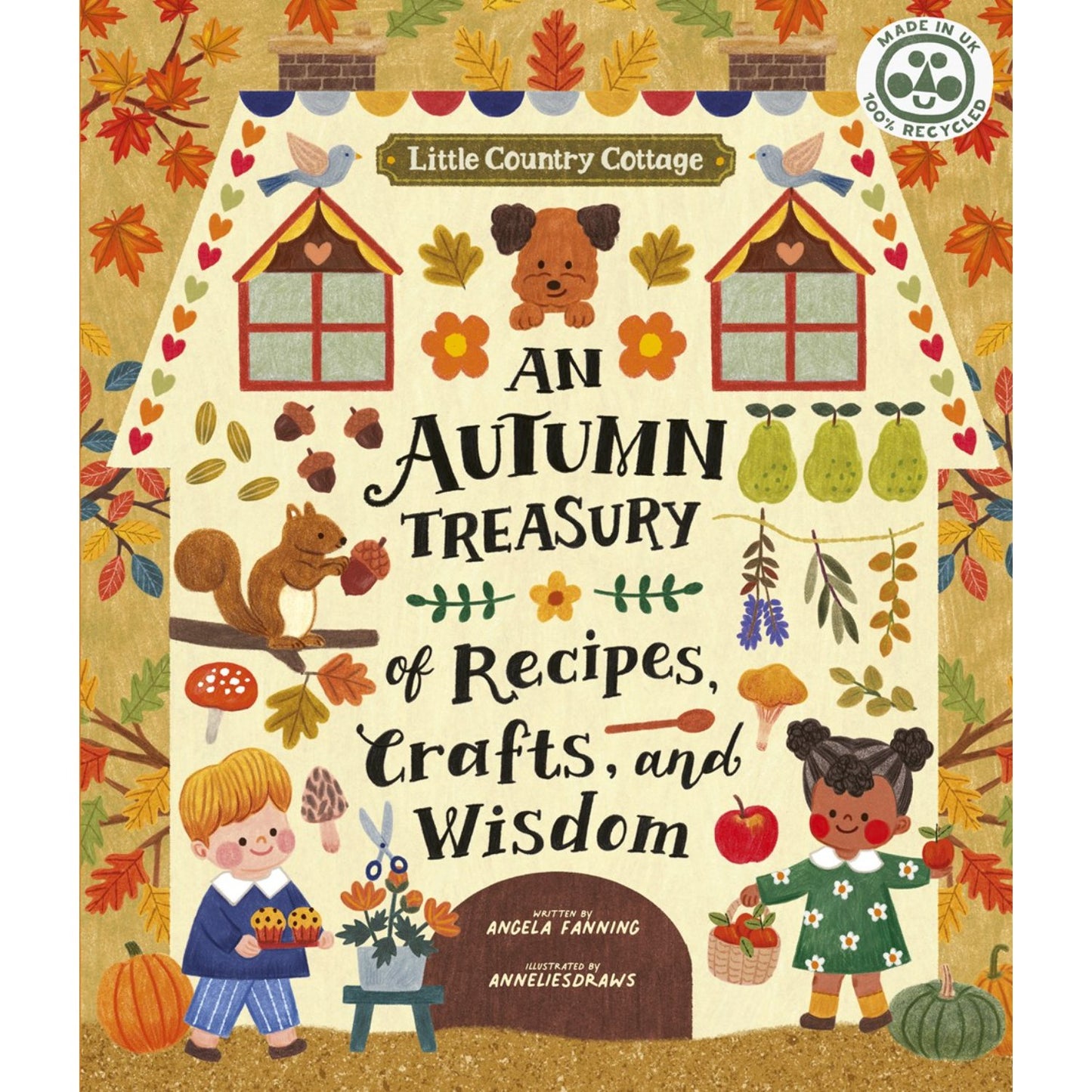 Little Country Cottage: An Autumn Treasury of Recipes, Crafts and Wisdom | Paperback | Children’s Book on Nature