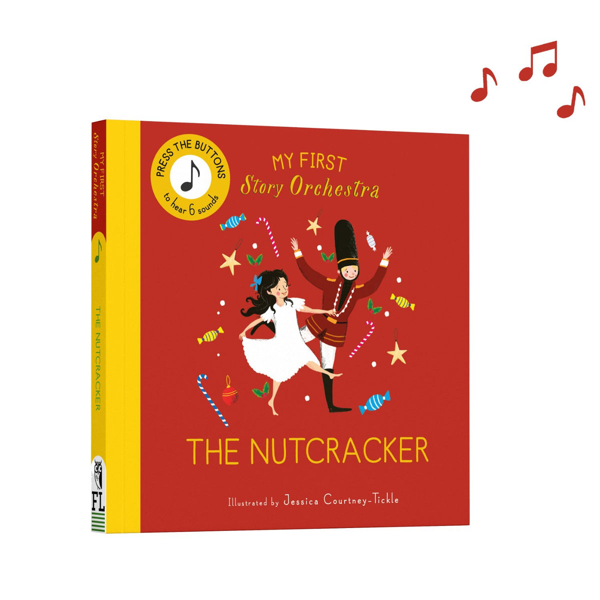 Toddler board book cover: 'My First Story Orchestra: The Nutcracker' by Jessica Courtney-Tickle