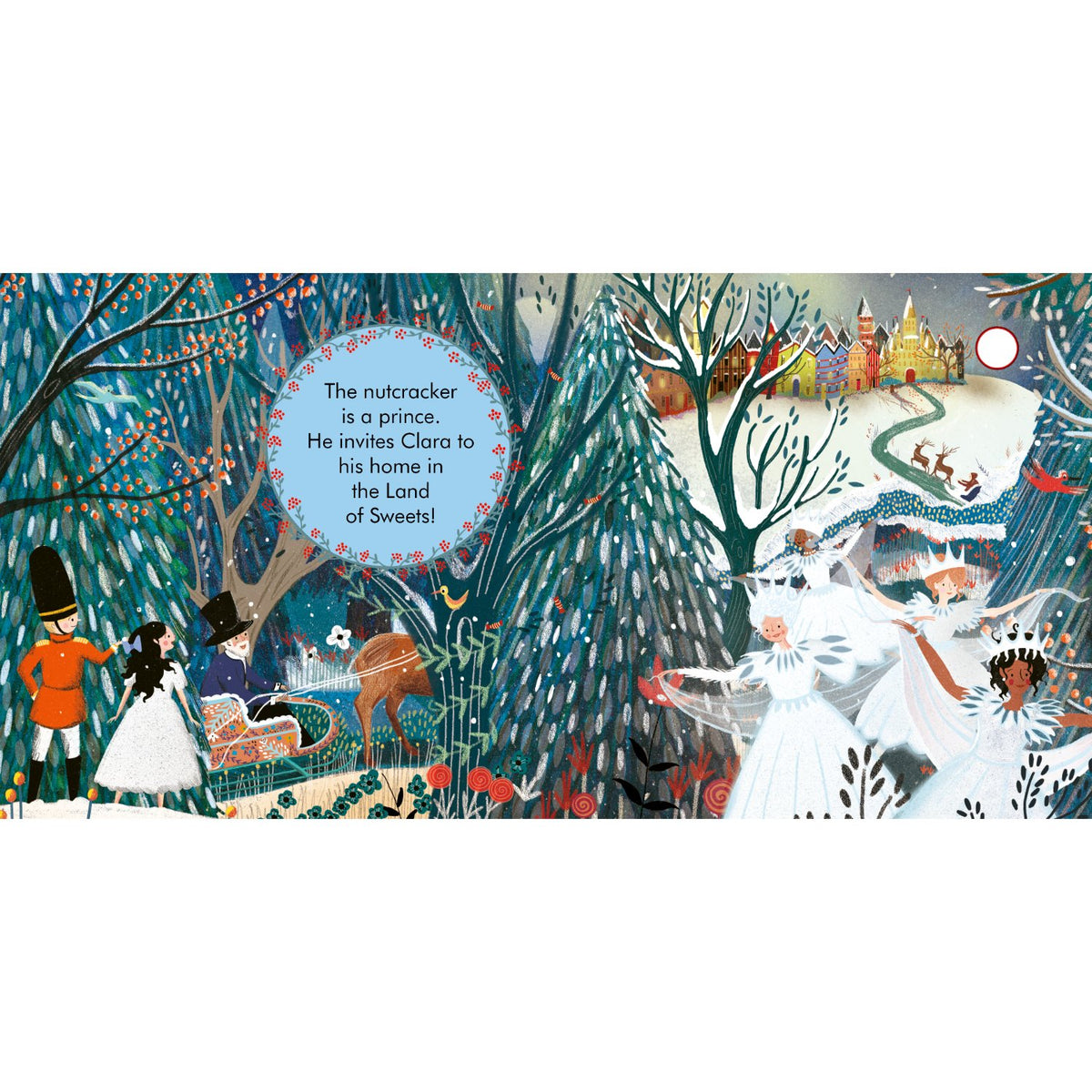 Sample pages (4) from 'My First Story Orchestra: The Nutcracker' by Jessica Courtney-Tickle - toddler board book