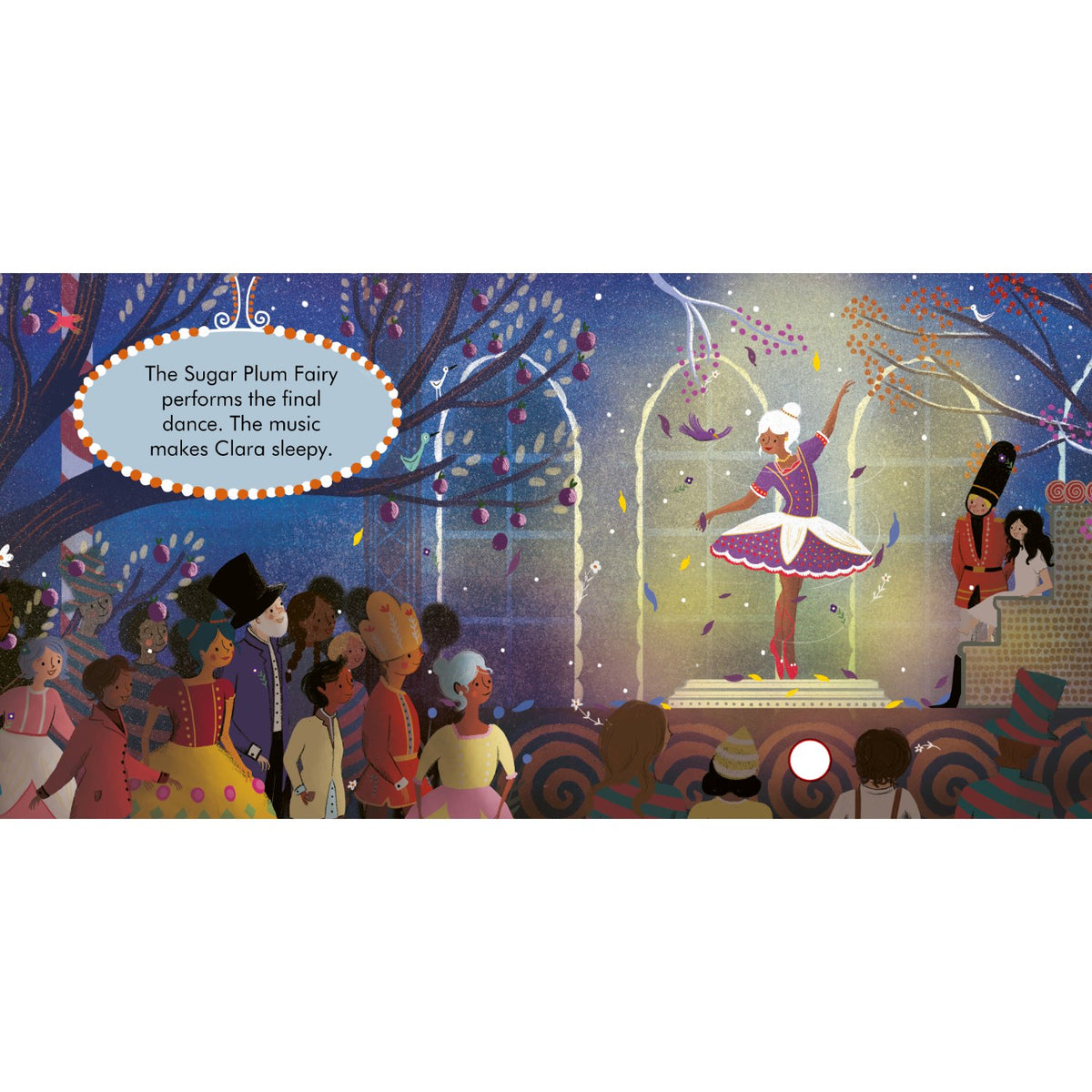 Sample pages (6) from 'My First Story Orchestra: The Nutcracker' by Jessica Courtney-Tickle - toddler board book