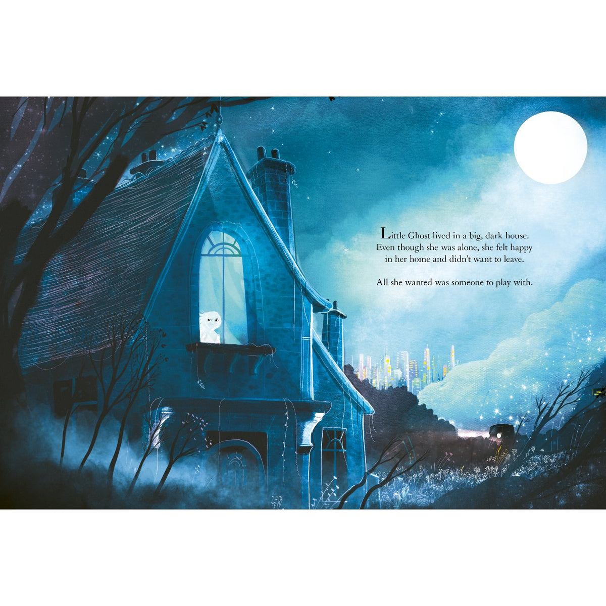 Sample pages (2) from 'Little Ghost and the Robot' by David Litchfield - preschool hardcover