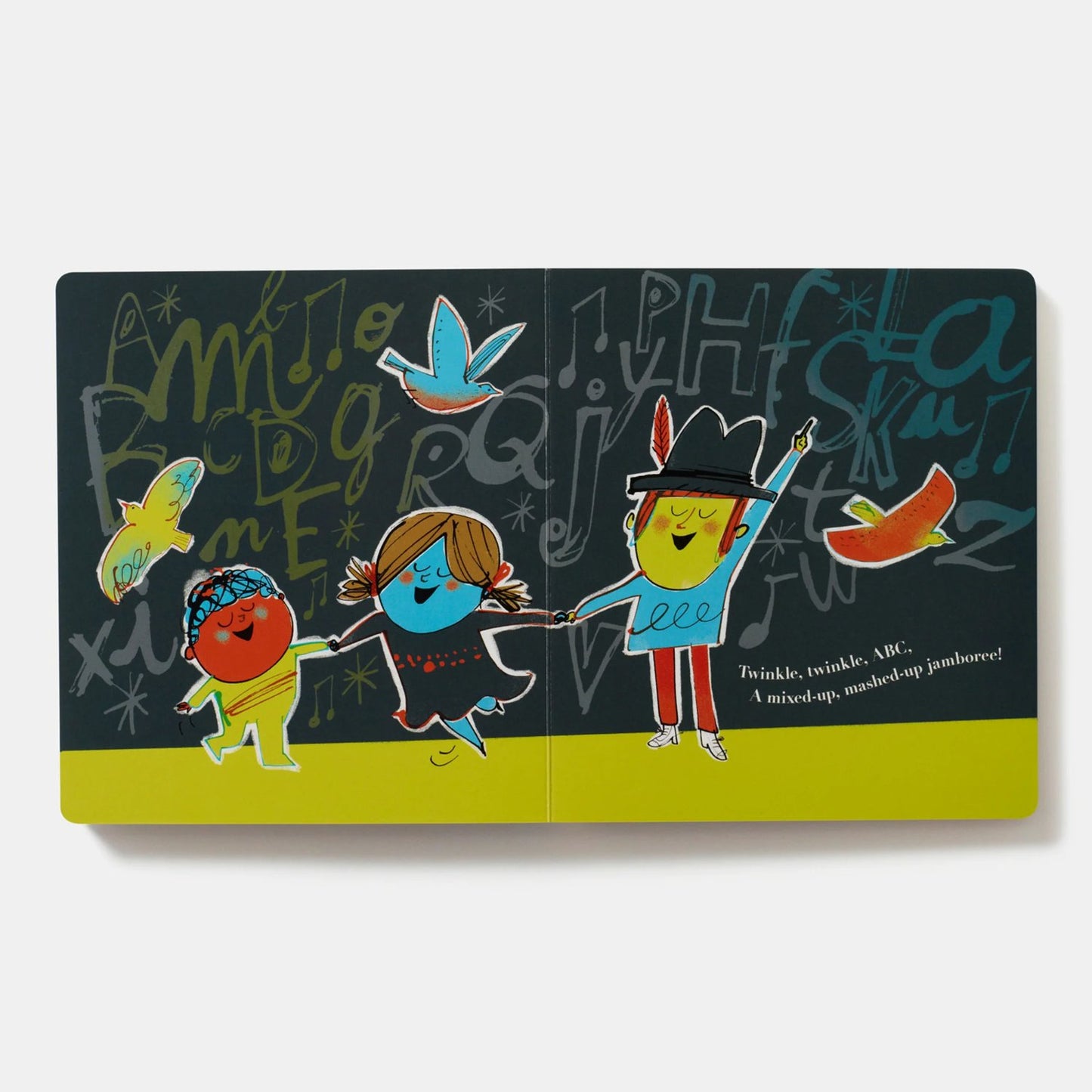 Twinkle, Twinkle, ABC - A Mixed-up, Mashed-up Melody | Board Book | Children's Book