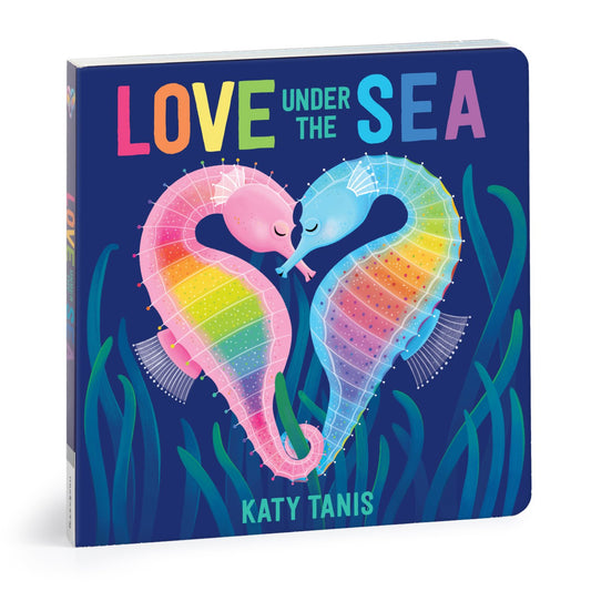 Toddler board book cover: 'Love Under the Sea' by Mudpuppy and Katy Tanis