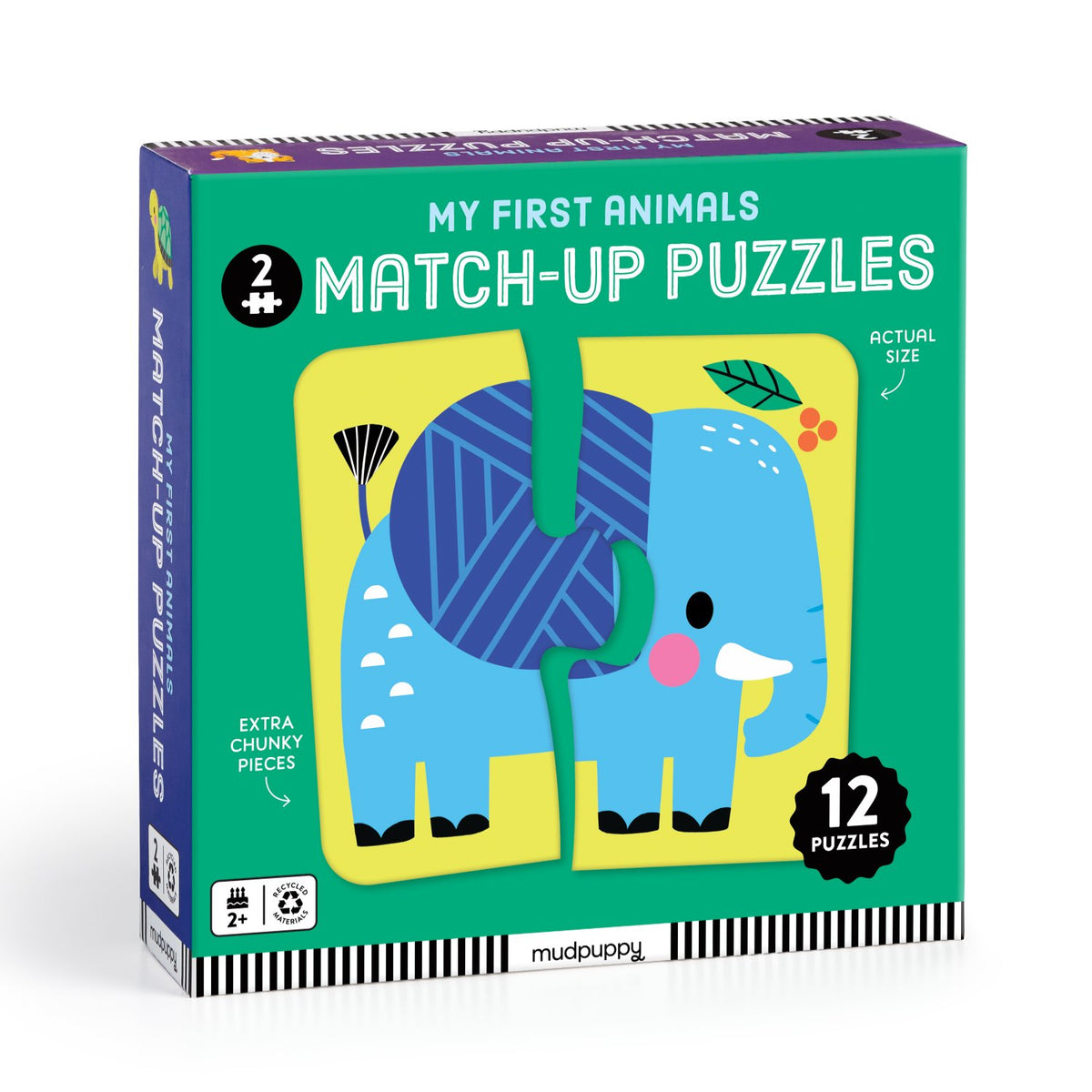 Children's jigsaw cover: 'My First Animals 2 Piece Match-up Puzzles' by Mudpuppy and Wendy Kendall