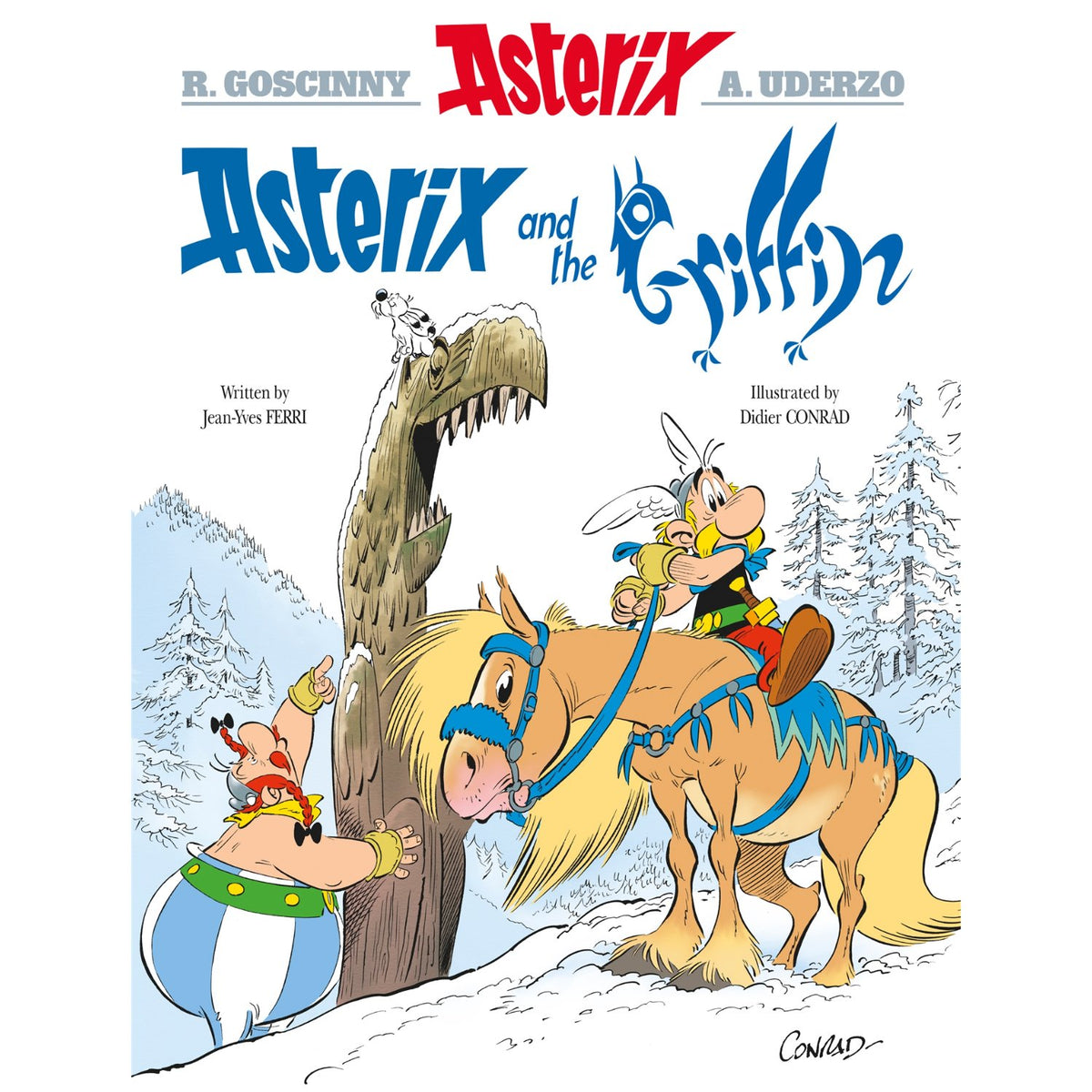 Children's paperback cover: 'Asterix: Asterix and the Griffin' by Jean-Yves Ferri and Didier Conrad