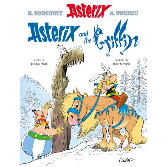 Children's paperback cover: 'Asterix: Asterix and the Griffin' by Jean-Yves Ferri and Didier Conrad