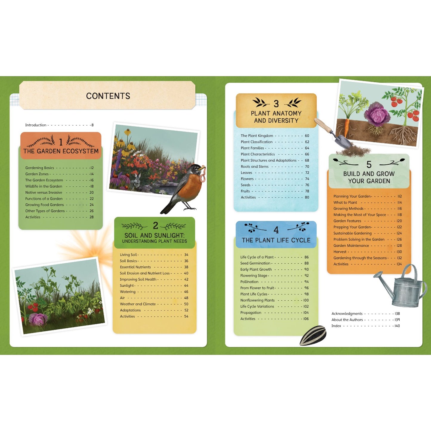 Nature School: In the Garden - Lessons and Activities to Cultivate Children’s Connection to the Natural World | Paperback | Children's Book on Gardening & Plants