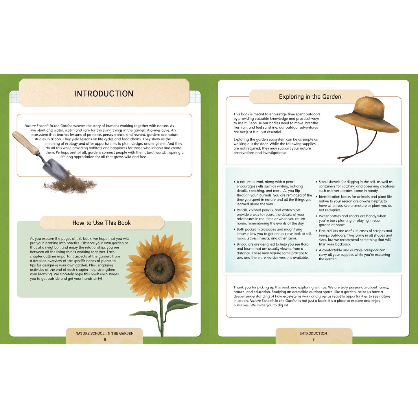 Nature School: In the Garden - Lessons and Activities to Cultivate Children’s Connection to the Natural World | Paperback | Children's Book on Gardening & Plants