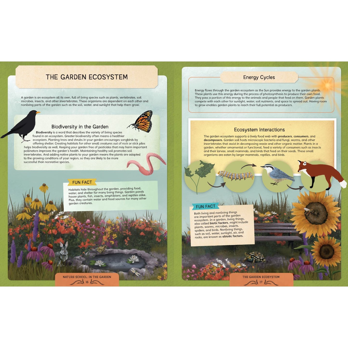 Nature School: In the Garden - Lessons and Activities to Cultivate Children’s Connection to the Natural World | Paperback | Children's Book on Gardening & Plants