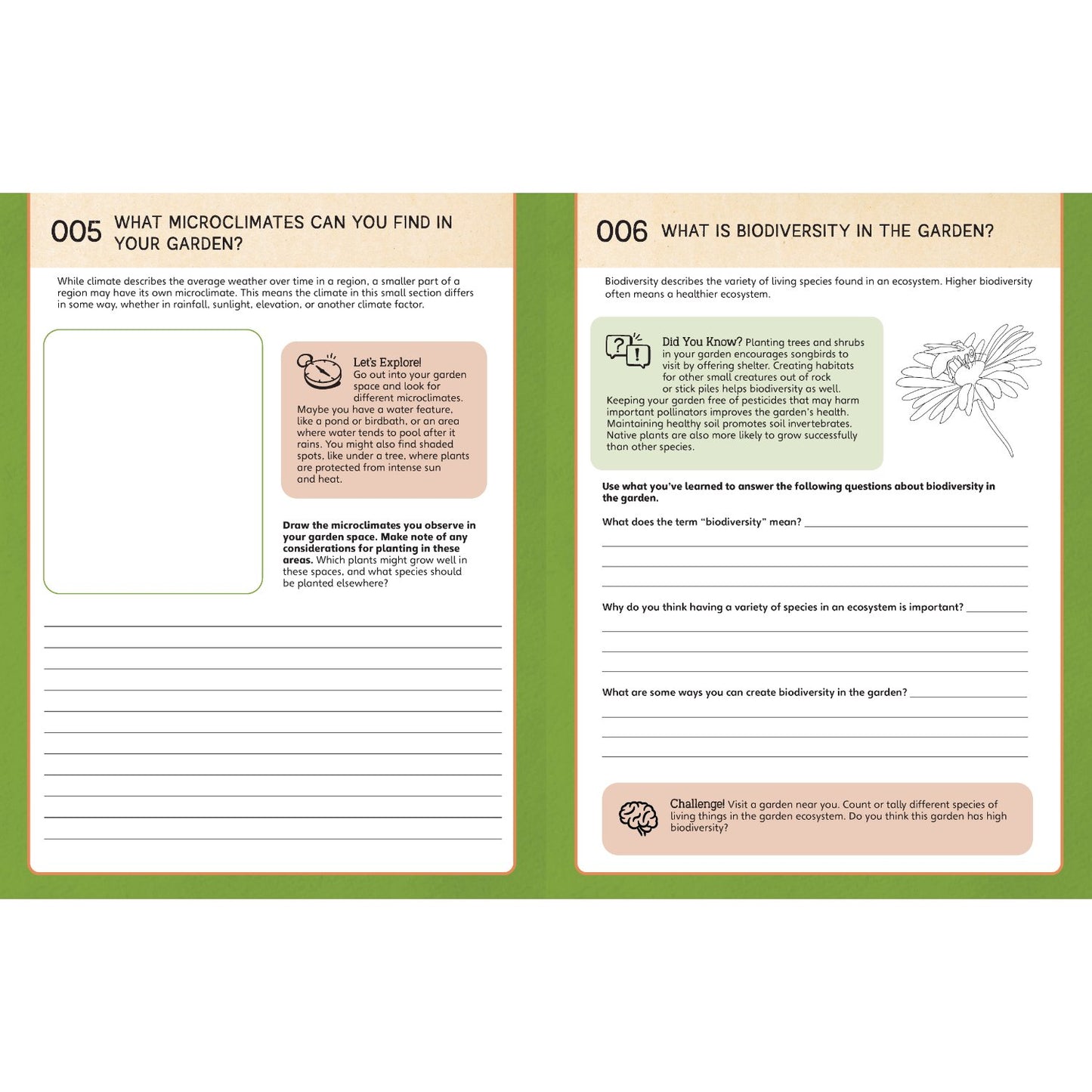 Nature School: In the Garden: The Workbook - 100+ Activities, Games, and Puzzles | Paperback | Children's Book on Gardening & Plants