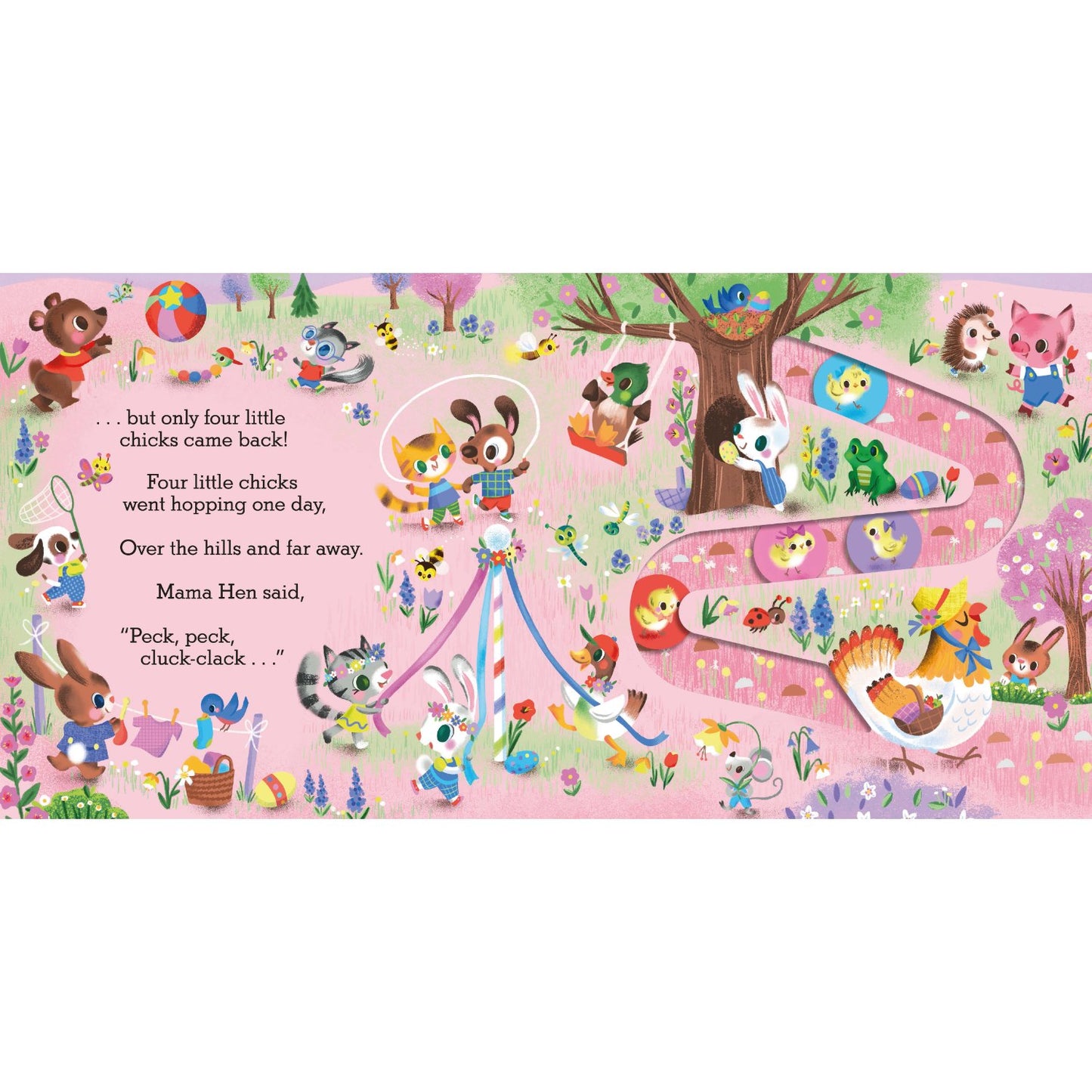 Five Little Chicks - Slide, Sing and Count! | Interactive Board Book
