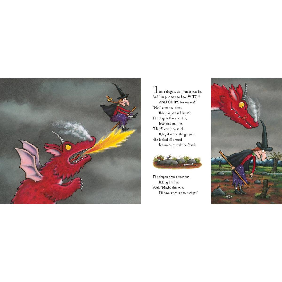 Sample pages (2) from 'Room on the Broom 25th Anniversary Editi…' by Julia Donaldson and Axel Scheffler - preschool paperback