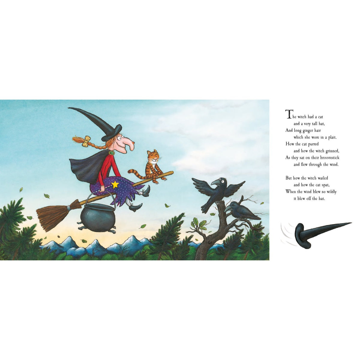 Sample pages (5) from 'Room on the Broom 25th Anniversary Editi…' by Julia Donaldson and Axel Scheffler - preschool paperback
