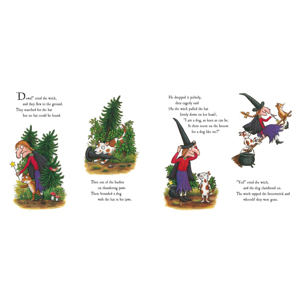 Sample pages (6) from 'Room on the Broom 25th Anniversary Editi…' by Julia Donaldson and Axel Scheffler - preschool paperback